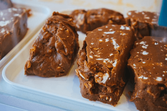 Brownie saltee caramel